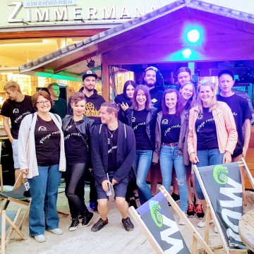 Pflege rockt am Stadtstrand "Pflege rockt" am Stadtstrand mit DJ Nudel